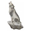 Woodlands Wildlife Mystical Alpha Snow Arctic Wolf Howling At The