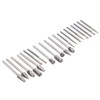 20pcs Woodworking Burr File Set Cemented Carbide Rotary Burrs Files