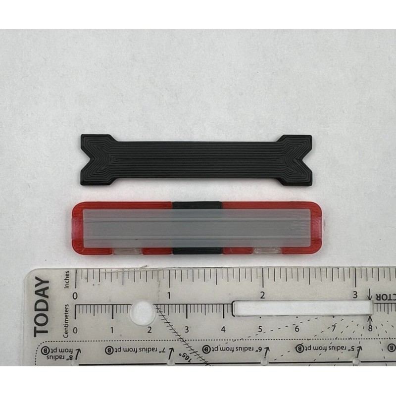 LED Ready Lightbar 1/18 LED Ready Whelen Edge Lightbar Red