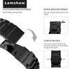 Compatible with ganopterygon Smartwatch Bands,Lamshaw Stainless Steel Metal Replacement Straps