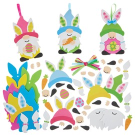 Baker Ross FN395 Easter Gonk Mix & Match Kits - Pack of 8, Easter Arts and Crafts Decorations for Kids