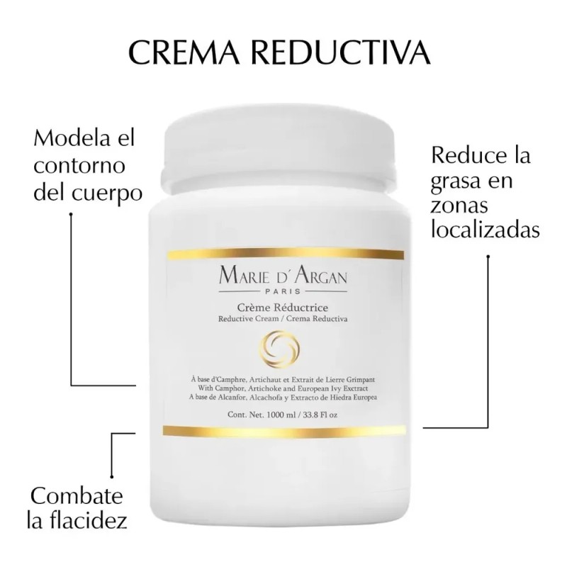 Crema Reductiva Marie D'argan Elimina Grasa Y Celulitis
