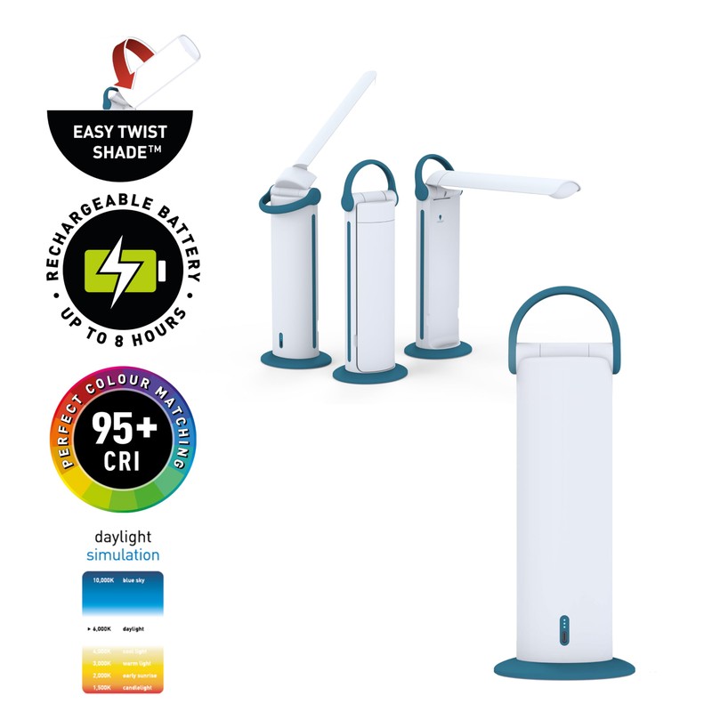 Daylight Twist 2 Go Rechargeable Lamp U35090