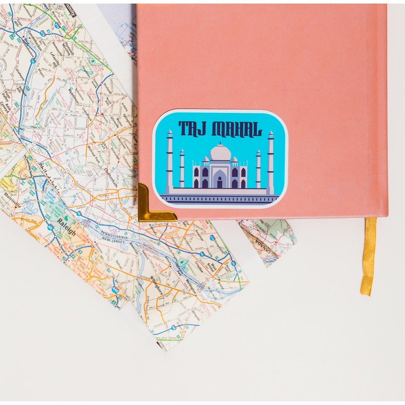Vagabond Heart Taj Mahal Weatherproof Vinyl Sticker
