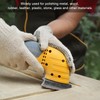 sourcing map Detail Sander Sandpaper, Triangular Sanding Paper, Hook and