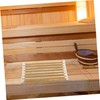 FOMIYES Bamboo Sauna Bench Mat Heat Tolerant Non-Slip and Stylish