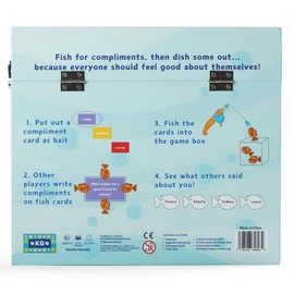 Fishing for Compliments – Kindness Card & Board Game for Kids, Teens & Adults | Positive Family, Classroom & Party Game Promoting Wellness, Laughter, Inclusivity, Community, Respect, & Mental Health
