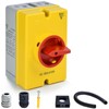 32 Amp AC Disconnect Switch Box Outdoor, 110V 220V 690V