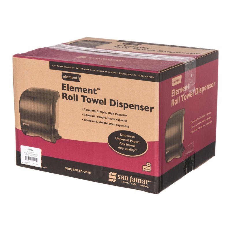 San Jamar Classic Element Paper Towel Dispenser Wall-Mounted Commercial Roll