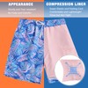 swimsobo Boys Swim Trunks Size 14-16 Years Kids with Compression