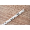 Birch Bark Love Print Paper Drinking Straw (Pack of 25)
