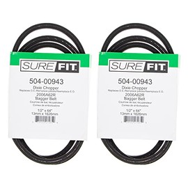 SureFit Bagger Belts Replacement for Dixie Chopper 2006A62R 2044 2250 2344 2350 2460 2560 2650 2750 Iron Eagle 2 Pack