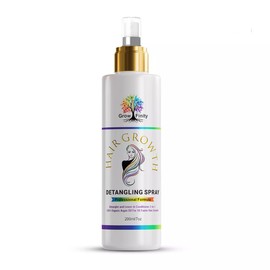 GrowFinity Detangling Spray and Leave-in Conditioner with Biotin and Argan Oil