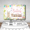 MEHOFOND 7x5ft Spring Bunny Theme Backdrop for Gril Third Birthday