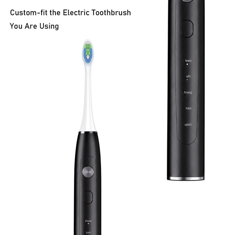 Replacement Heads Compatible with Auraglow Sonus Electric Toothbrush,for Auraglow Electric