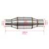 Exhaust Pipe Resonator Silencer DB Killer Silent Center Tube Expansion