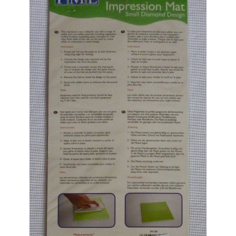 PME Small Diamond Design Impression Mat