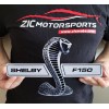 ZIC Motorsports SHELBY F150 F-150 Cobra Snake Badge Steel Sign