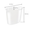 Diyalor 2.6 Gallon Small Trash Can with Handle,Durable Bathroom Wastebasket