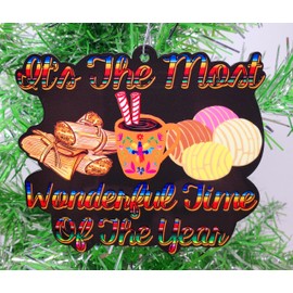 Generic Mexican Tamales Ornament - It's The Most Wonderful Time of The Year Christmas Ornament