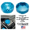 VMS BILLET COOLANT RADIATOR RESERVOIR CAP COVER FOR 20-25 CHEVY