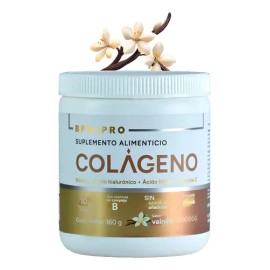 Colágeno Hidrolizado BPN Pro con Vitamina C y Biotina Sabor Vainilla, 360 g
