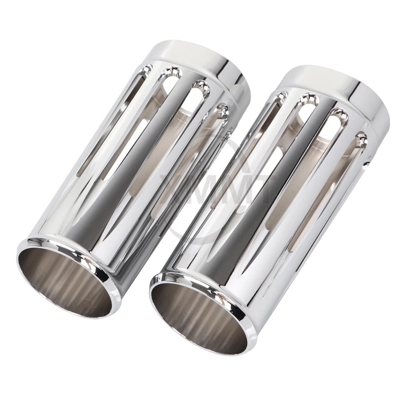 Unbranded 2" Extend Fork Cans Boots Cover For Harley Touring