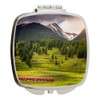 Island Gifting - Image of Red Train with Alpine Landscape