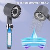 High Pressure Handheld Shower Head Set, Ion Drops Filtered Showerhead