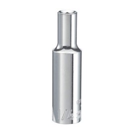 CRAFTSMAN Deep Socket, SAE, 3/8-Inch Drive, 1/4-Inch, 6-Point (CMMT23144)