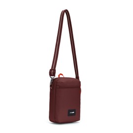 Pacsafe Unisex Go Anti Theft Festival Crossbody Shoulder Bag, Garnet Red