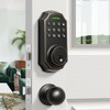 SUBPOT Smart Keyless Entry Door Lock with 2 Knobs,Front Door
