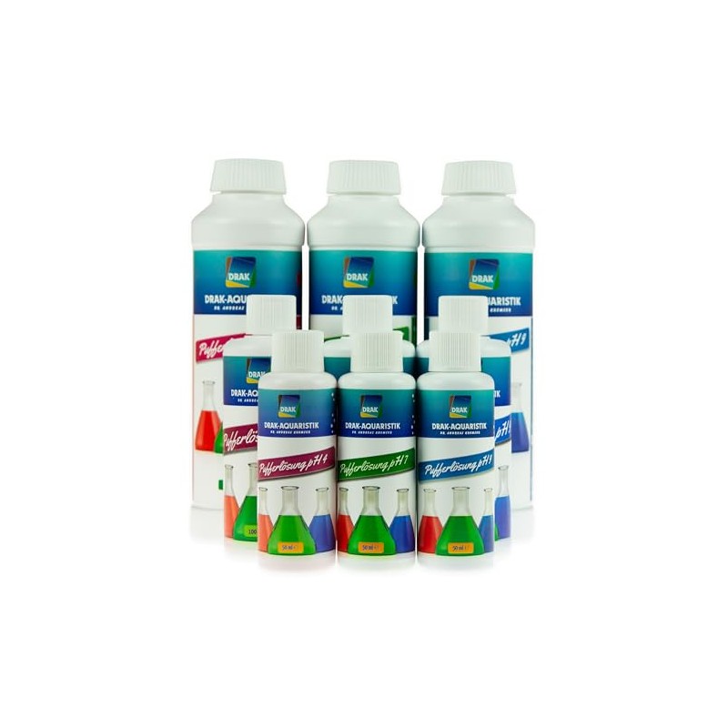 DRAK-Aquaristik pH buffer solution pH 7 (green coloured) 250 ml