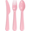 HEKU Set di posate riutilizzabili, 18 pezzi, in materiale PP,