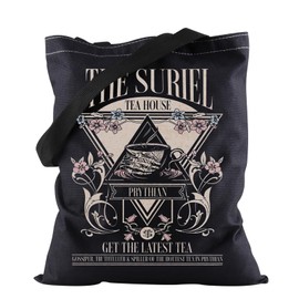 Suriel Tea Room Tote Bag Bookish Book Themed Gifts Spill The Tea Velaris Prythian Acotar Suriel House Gift for Book Lovers Night Court Bookish
