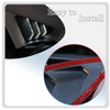 MUXEE Window Louver 2Pcs Side Vent Window Louvers for Lexus