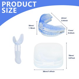 Larfraecy Schnarchstopper Anti Schnarch Schiene Mehrzweck Anti Snoring Schnarchschiene Schnarchfrei Stopper Effektiv Snoring gegen Schnarchen Stopper Mouthpeice Device für Männer und Frauen