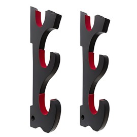 SEEMINESALE KATANA WANDHALTERUNG - Klassische Holz Schwerthalterung mit Samtpolsterung für Samurai-Schwerter, Cosplay-Waffen und Dekor (Schwarz, inkl. Montageschrauben) (Schwarz 3 Tier)