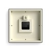 Jones Clocks® Mustard Square Retro Wall Clock Modern Colour Design
