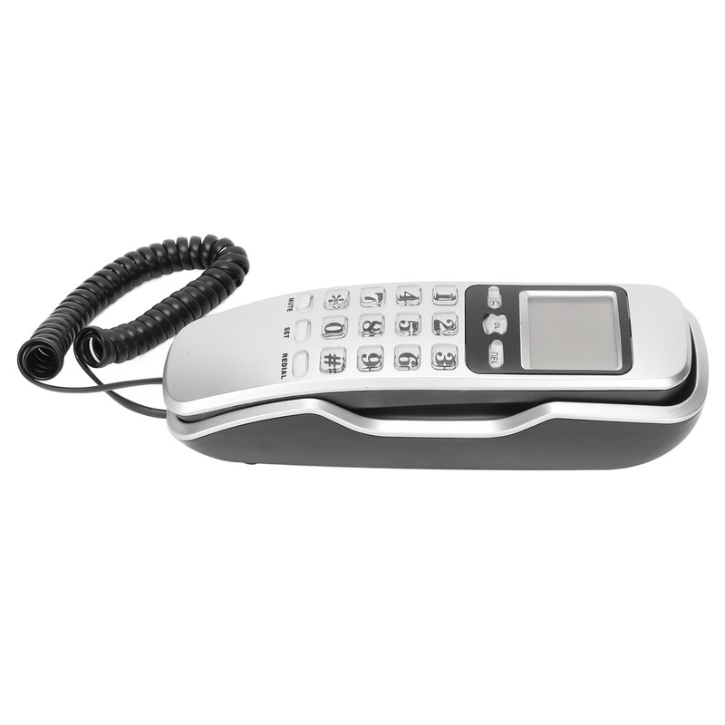 KXT888CID Mini Wall Telephone Hotel Wired Desktop Wall Phone for