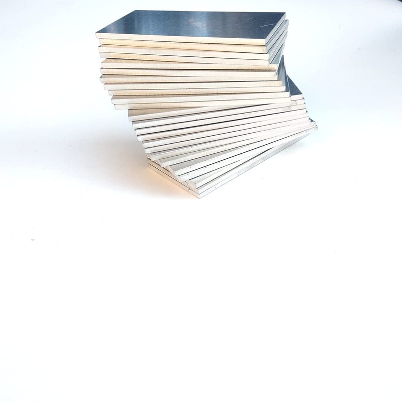 Biscuits Welding Practice Aluminum Parts- 5052 Aluminum - 2*4inch- 24Tablets-Very