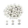 Quuztao 60 Sets Pearl Buttons for Clothes, 3 Size No