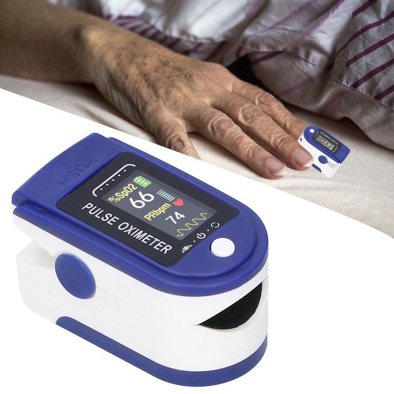 Fingertip Pulse Oximeter LED Dispaly Blood Oxygen Saturation Heart Rate