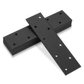 7 Pcs Metal Brackets for Wood, Joining, Perforated Connecting, Mending, Heavy Duty Metal Brackets for Timber Fixing Connector Sleeper 5.9x1.5
