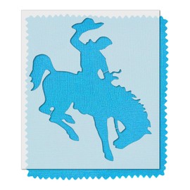 Stencil Stop Cowboy on Bucking Bronco Stencil - Reusable for DIY Projects, Painting, Drawing, Crafts - 14 Mil Mylar Plastic (7.69 x 9 inches)