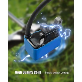 Ignition Coil Kit Fit for Echo SRM-2320T SRM-225 Shindaiwa GT-225L T-235 RedMax BZ25 Tanaka TBC-230 with Spark Plug and Air Filter，Replace A411001690 A10070