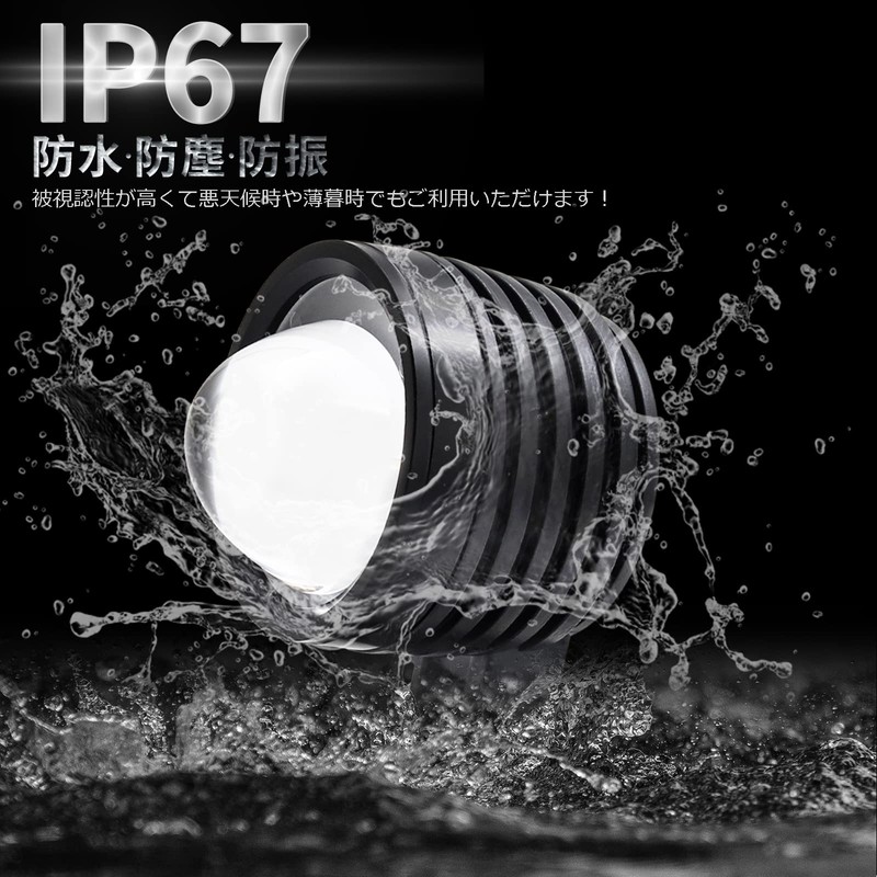 Ygmylandbb Motorcycle Fog Lamp, Headlight, Focusing Bike Sublight, Auxiliary Light,