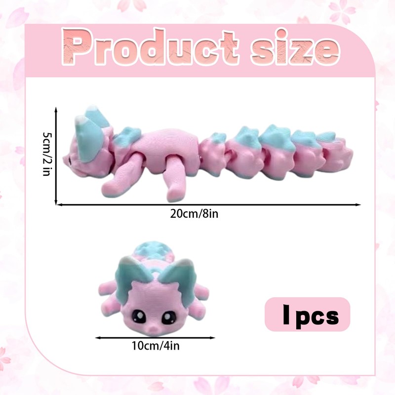 YSFVNP 3D Printed Fox, 3D Animals, 3 D Printed Animals