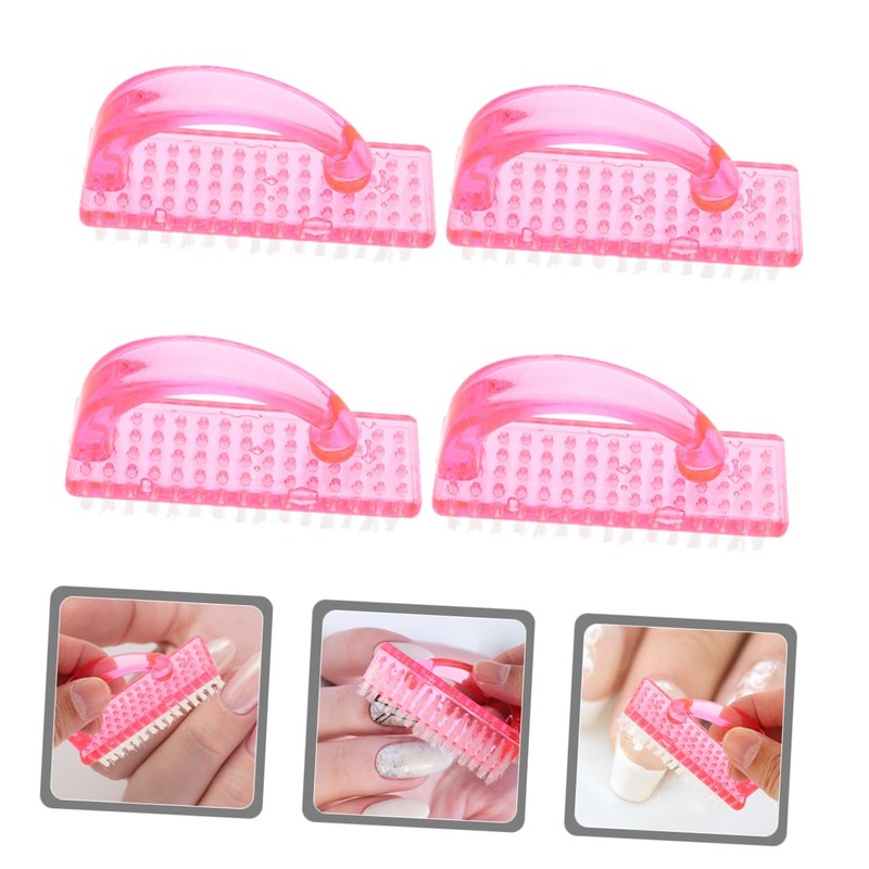 VICASKY 4pcs Nail Cleaning Brushes Durable Fingernail and Toenail Scrubbers