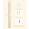 Aechonow 34'' Wall Cat Scratching Post, Wall Mounted Cat Scratcher